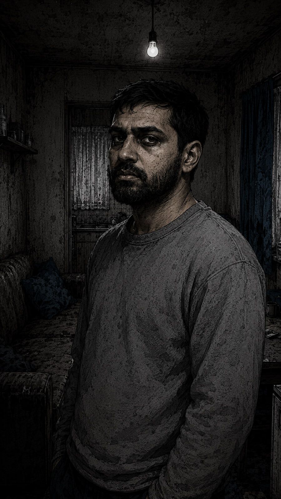 Illustration from the episode: zahid younis, The Locked Freezer Murders