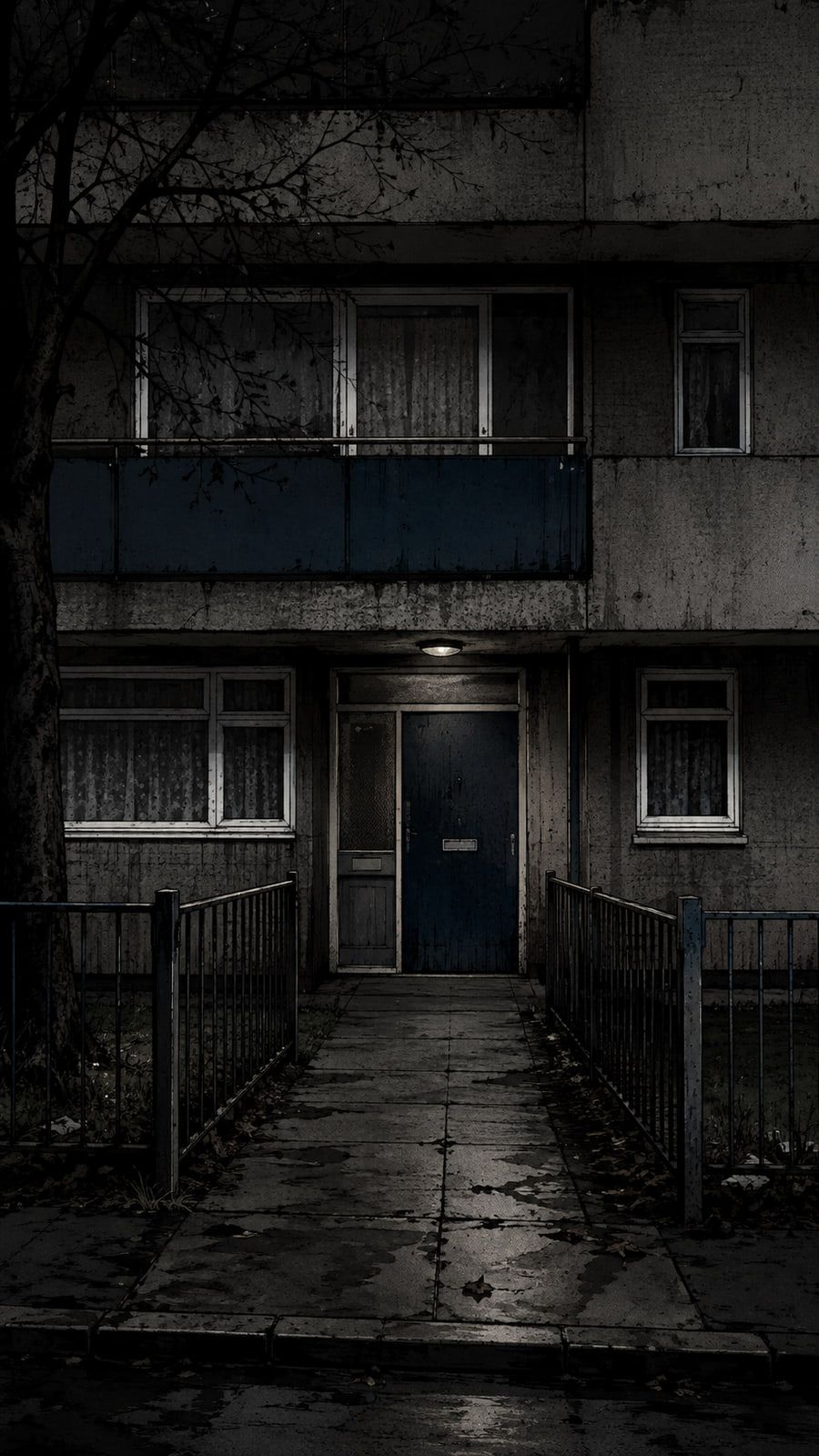 Illustration from the episode: vandome close exterior, The Locked Freezer Murders